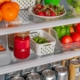 assorted food in the refrigerator